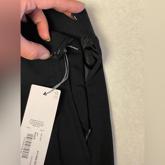 Liz Claiborne Women’s black lined skirt with pockets and elastic waistband Sz 8 - Picture 4 of 14